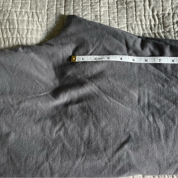 J JILL ~ Pure Jill Grey Pima Cotton Spandex Slim-Leg Cropped Lounge Pant - Picture 13 of 13